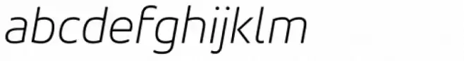 Accord Alternate ExtraLight Italic