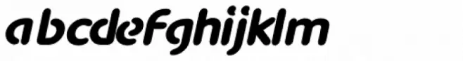 Advance Black Italic