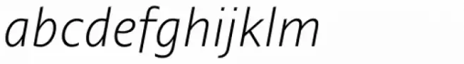 Agent Sans Extra Light Italic