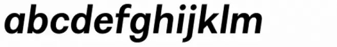 Alergia Grotesk Normal Semi Bold Italic