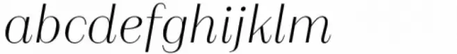 Alonzo Extralight Italic