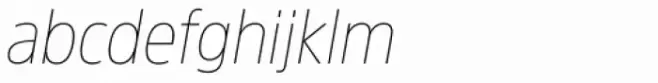 Amsi Pro Narrow Thin Italic