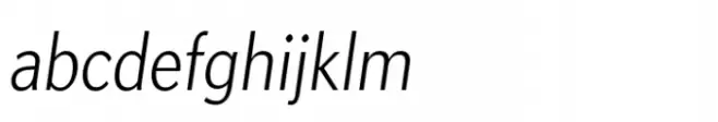 Apres Narrow Thin Italic