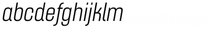 Apron Condensed Light Italic