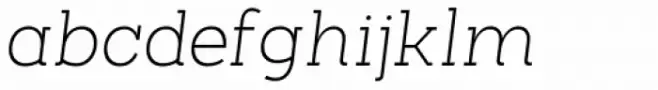 Arbour Extra Light Italic