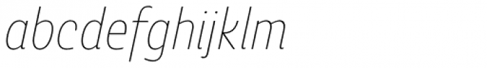 Ashemore Condensed Thin Italic