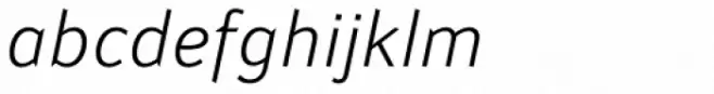 Attention Pro Light Italic