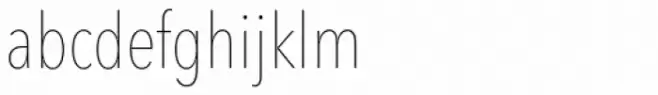 Avenir Next Pro Condensed UltraLight