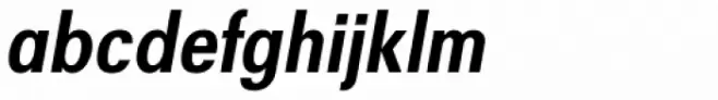 Avus Pro Condensed Medium Italic