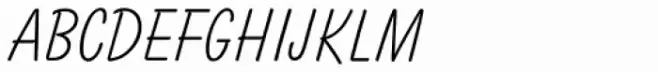 Balloon SB Light Italic