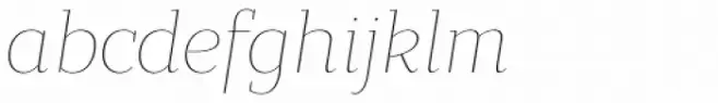 Bandera Text Cyrillic Thin Italic
