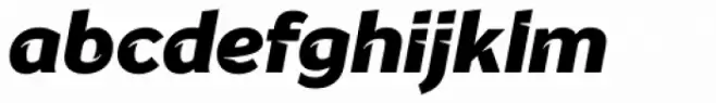Banjax Notched Black Italic