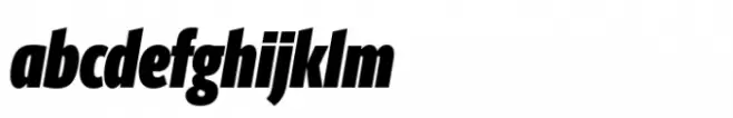 Berlingske Sans Extracondensed Std Black Italic