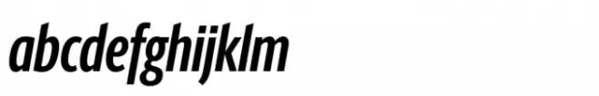Berlingske Sans Extracondensed Std Demibold Italic