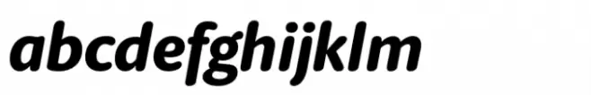 Berlingske Sans Round Std Extrabold Italic