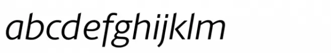Berlingske Sans Std Italic