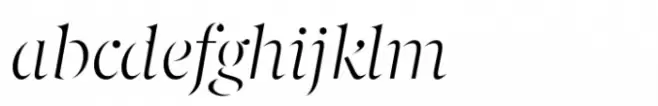 Berlingske Serif Stencil Std Light Italic