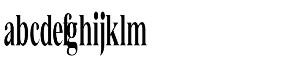 Bia Serif High Bold Compressed