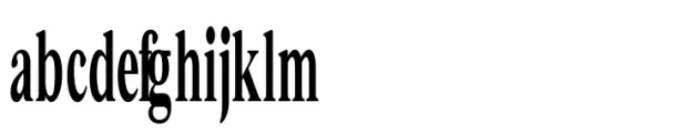Bia Serif Low Bold Compressed