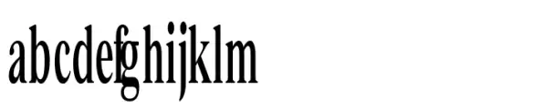 Bia Serif Low Semi Bold Compressed