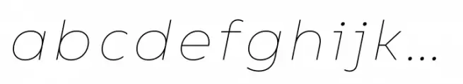 Bion Hairline Italic
