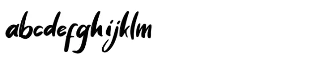 Black Stamp Italic