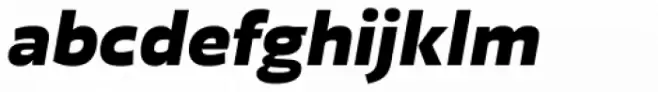 Blom Black Italic