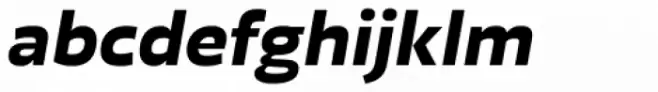 Blom Extra Bold Italic