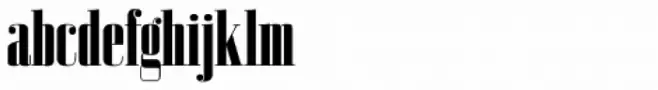 Bodoni Z37 M Compressed Heavy