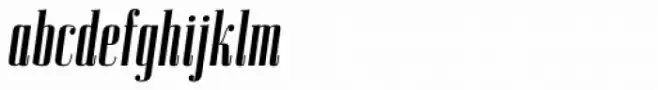 Bodoni Z37 S Compressed Bold Italic