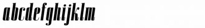 Bodoni Z37 S Compressed Heavy Italic
