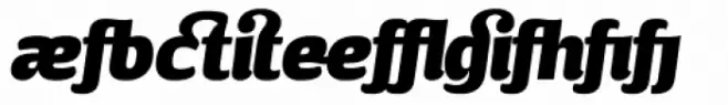 Boldina Ligatures Italic
