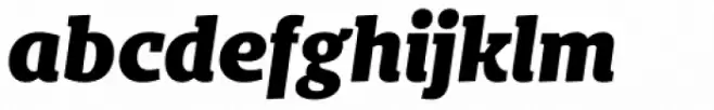 Bommer Slab Extra Bold Italic