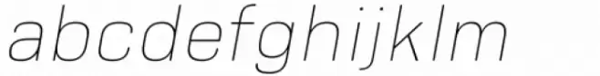 Bourton Text Hairline Italic