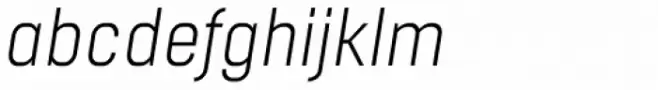 Boxed Light Italic