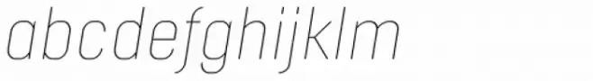 Boxed Round Thin Italic