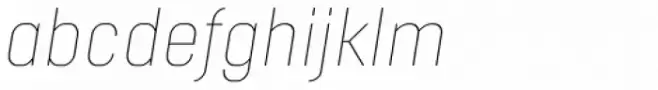 Boxed Thin Italic