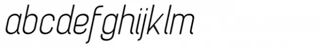 Brainy Extra Light Semi Expanded Italic