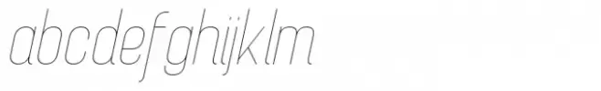 Brainy Hairline Semi Condensed Italic