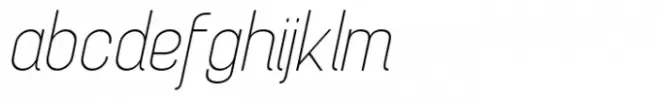 Brainy Thin Expanded Italic