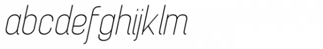 Brainy Thin Semi Expanded Italic