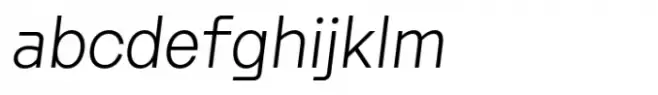 Britonix Extra Light Italic