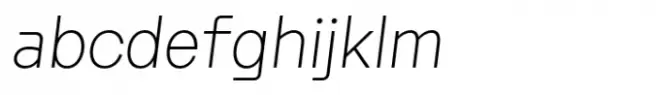 Britonix Thin Italic