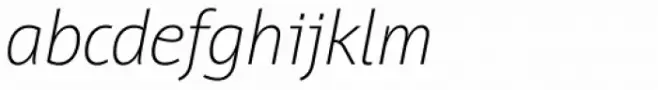 Bunaero Pro Light Italic