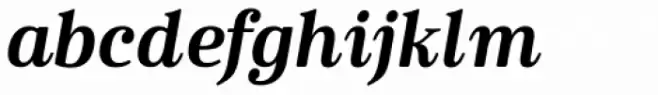Cabrito Serif Norm Black Italic