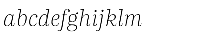 Carmay Thin Italic