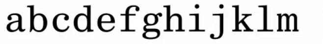 Century Schoolbook Monospaced