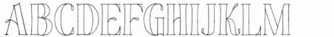 Chalky Letters Label Outline