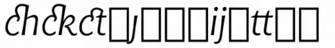 Chianti Italic Extension