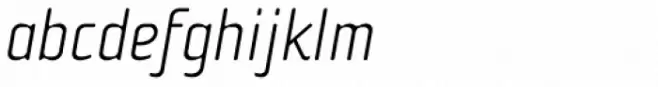 Cholla Sans Thin Italic